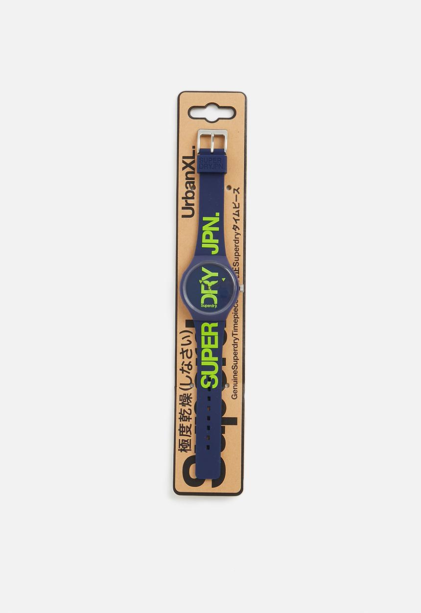 Superdry. - Urban rookie - navy/lime