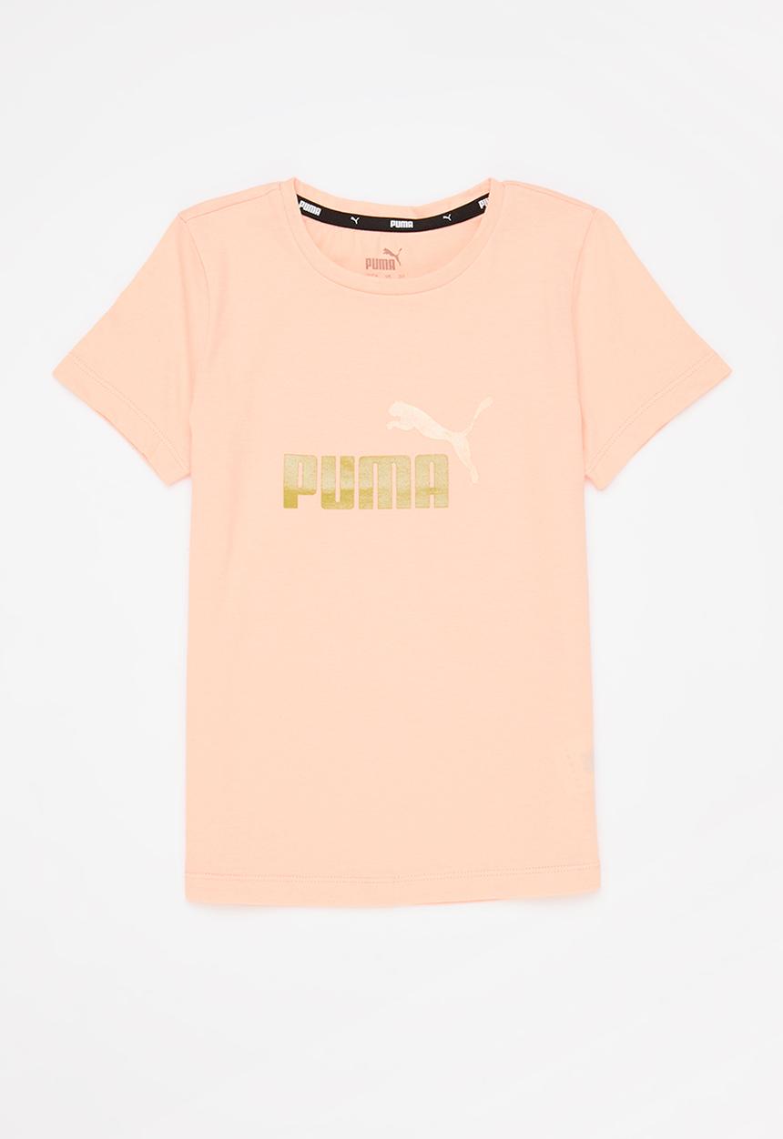 PUMA - Ess+ logo tee g - peach