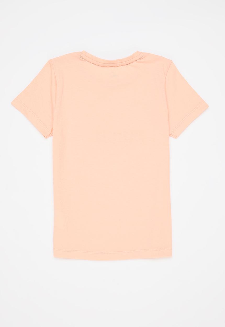 PUMA - Ess+ logo tee g - peach