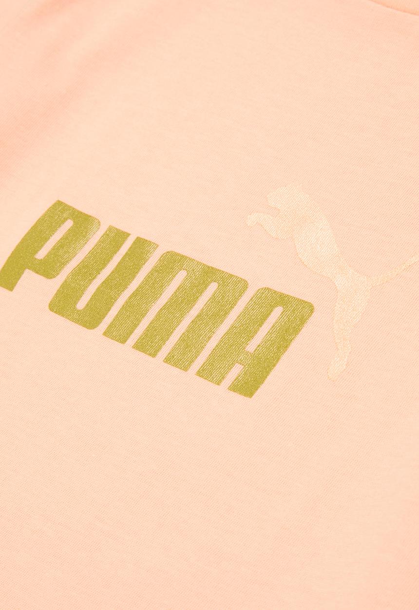 PUMA - Ess+ logo tee g - peach