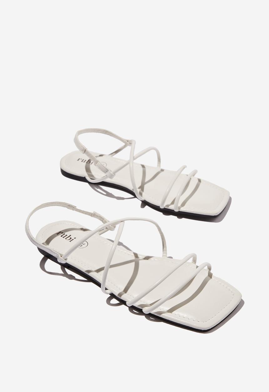 Cotton On - Everyday danni slingback sandal - white pu