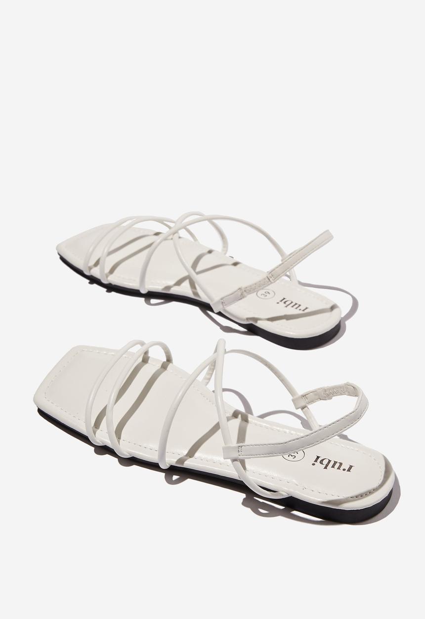 Cotton On - Everyday danni slingback sandal - white pu