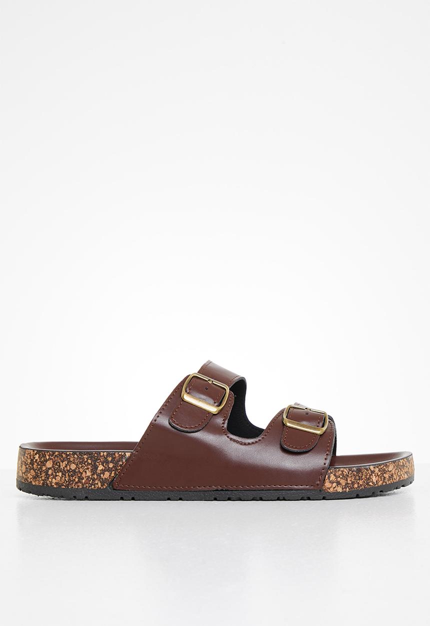Superbalist - Woodstock slide - brown