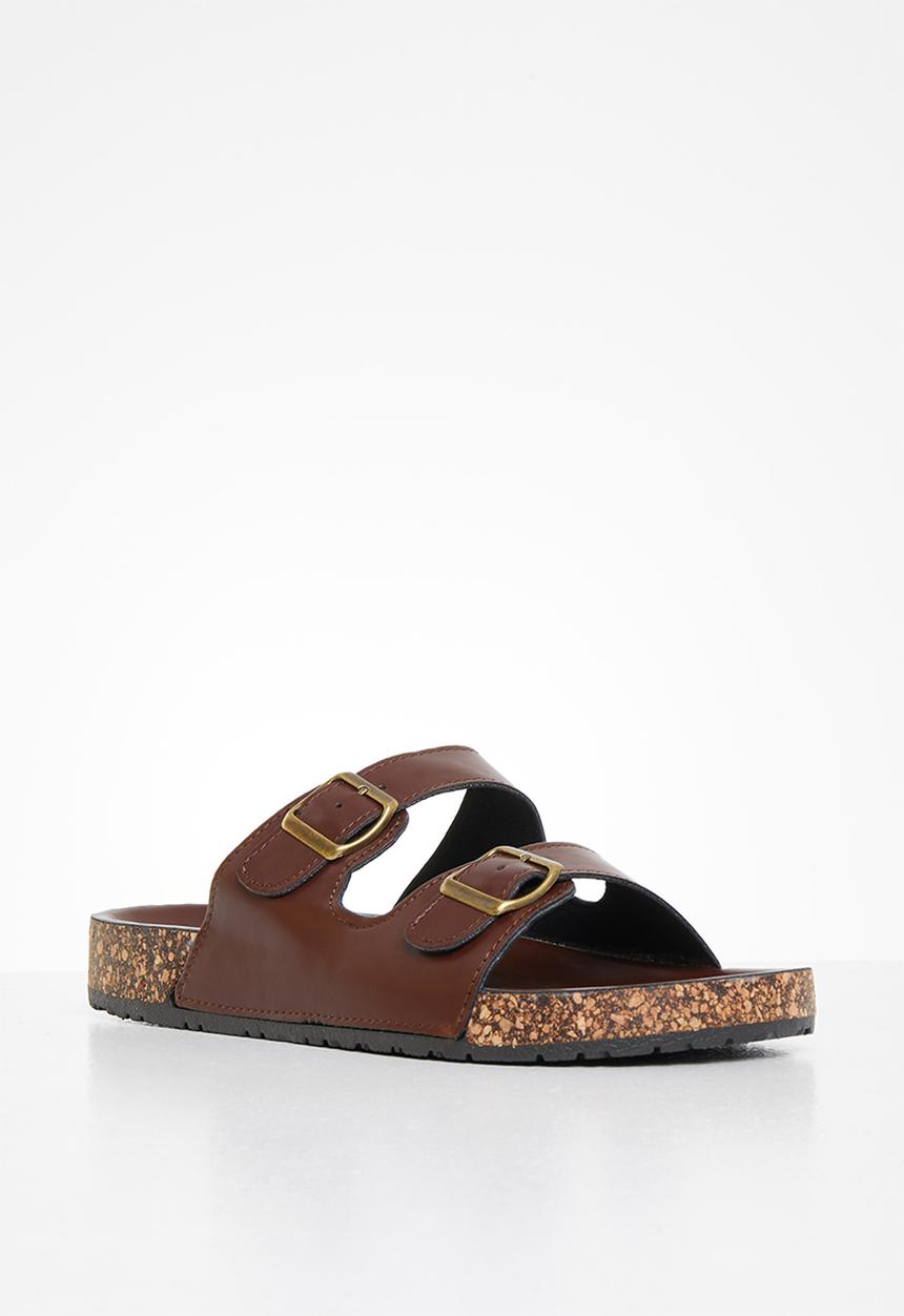 Superbalist - Woodstock slide - brown