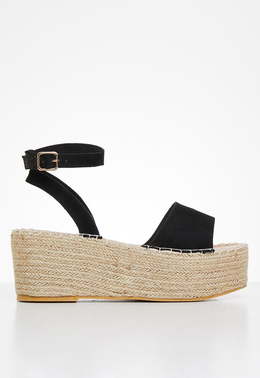 Superbalist - Gigi espadrille wedge - black