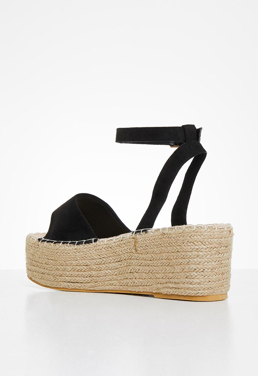 Superbalist - Gigi espadrille wedge - black