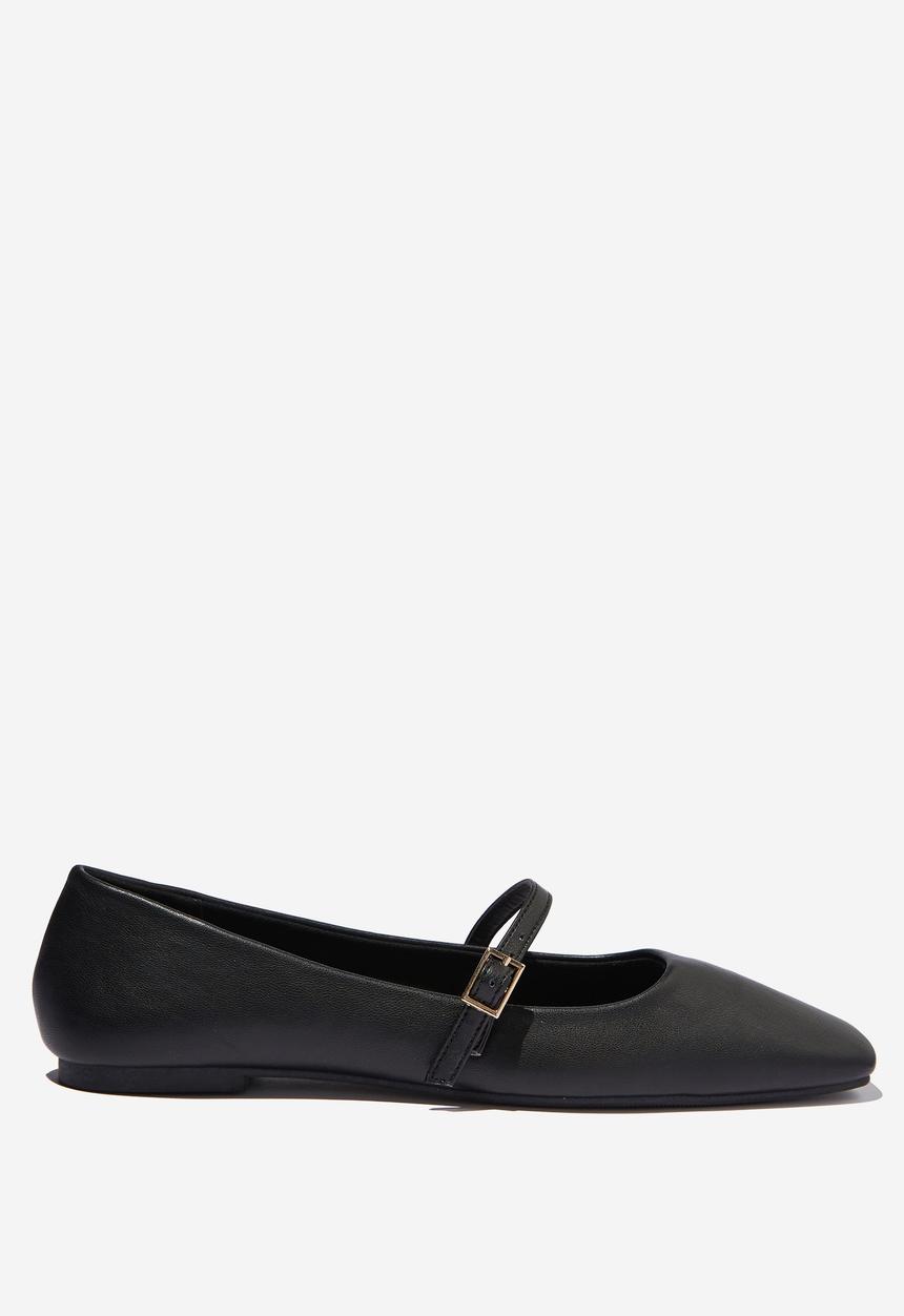 Cotton On - Mary jane ballerina - black pu