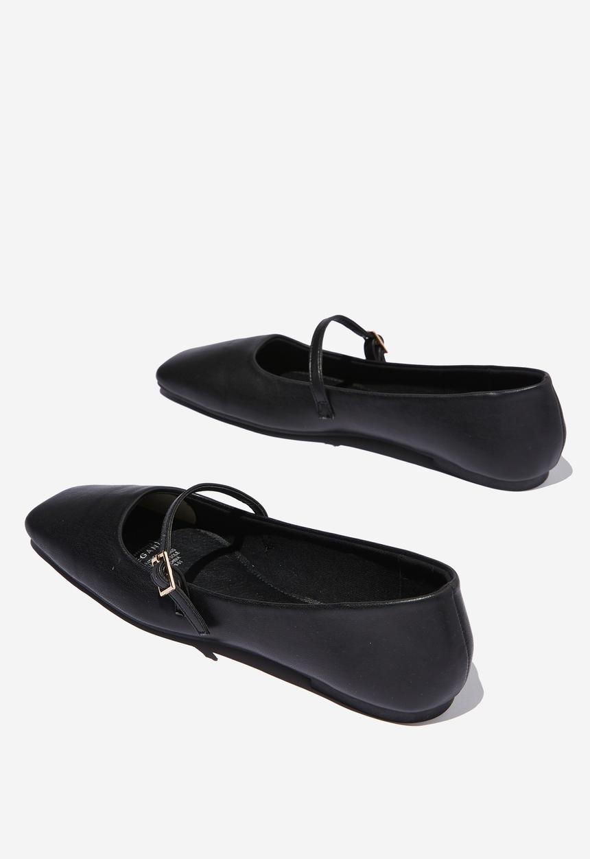 Cotton On - Mary jane ballerina - black pu