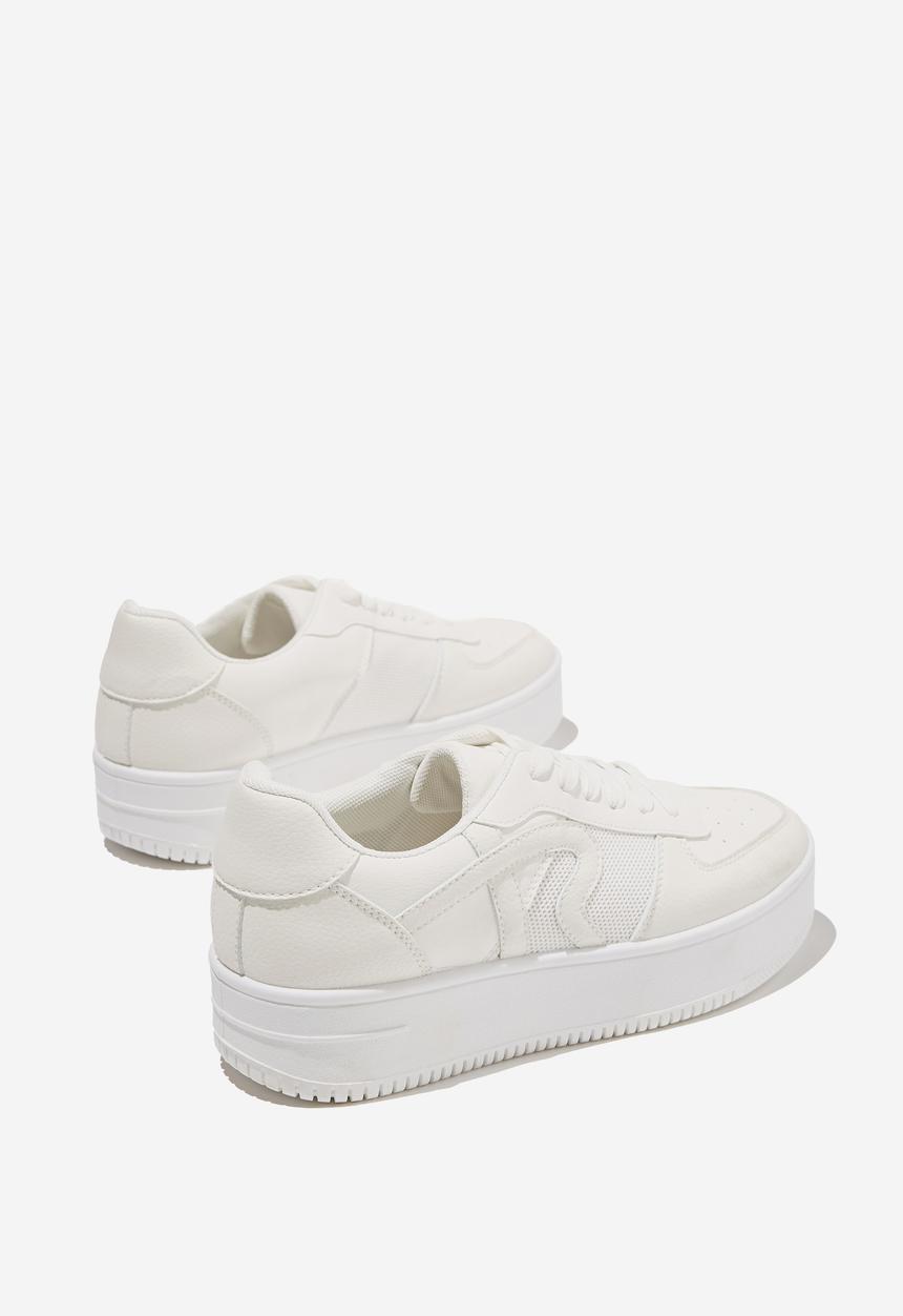 Cotton On - Lexi platform sneaker - white multi
