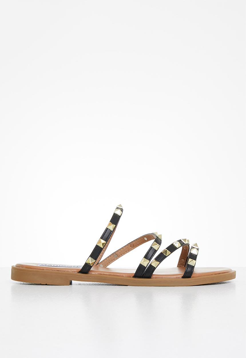 Madison® - Marian studded slide - black