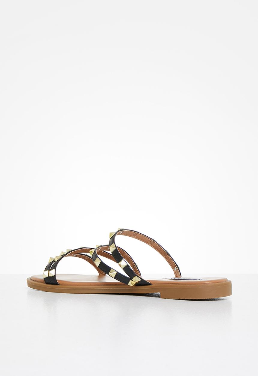 Madison® - Marian studded slide - black