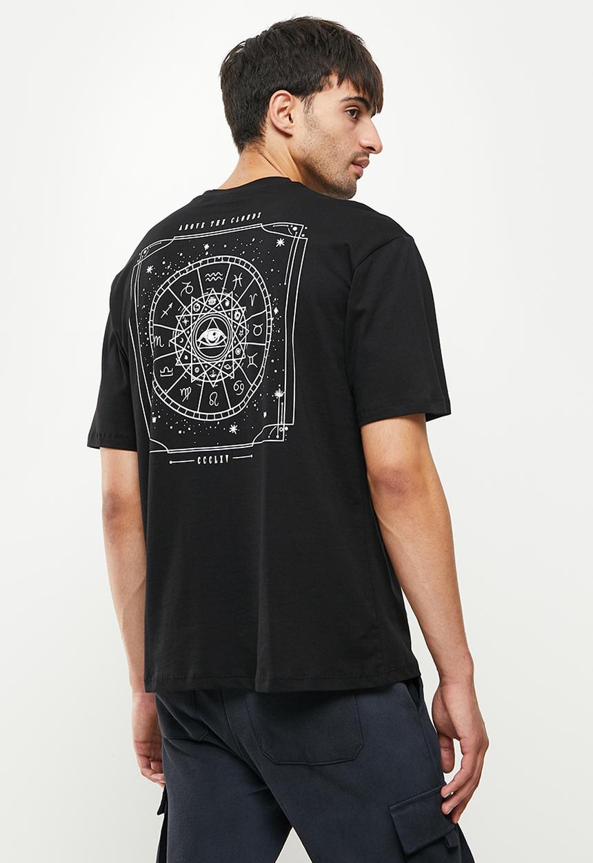 Only & Sons - Onsmystic life ovz short sleeve tee - black