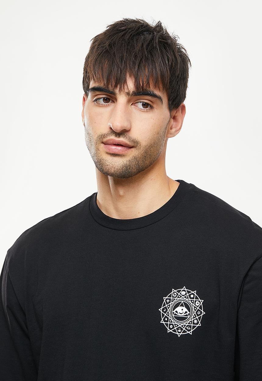 Only & Sons - Onsmystic life ovz short sleeve tee - black