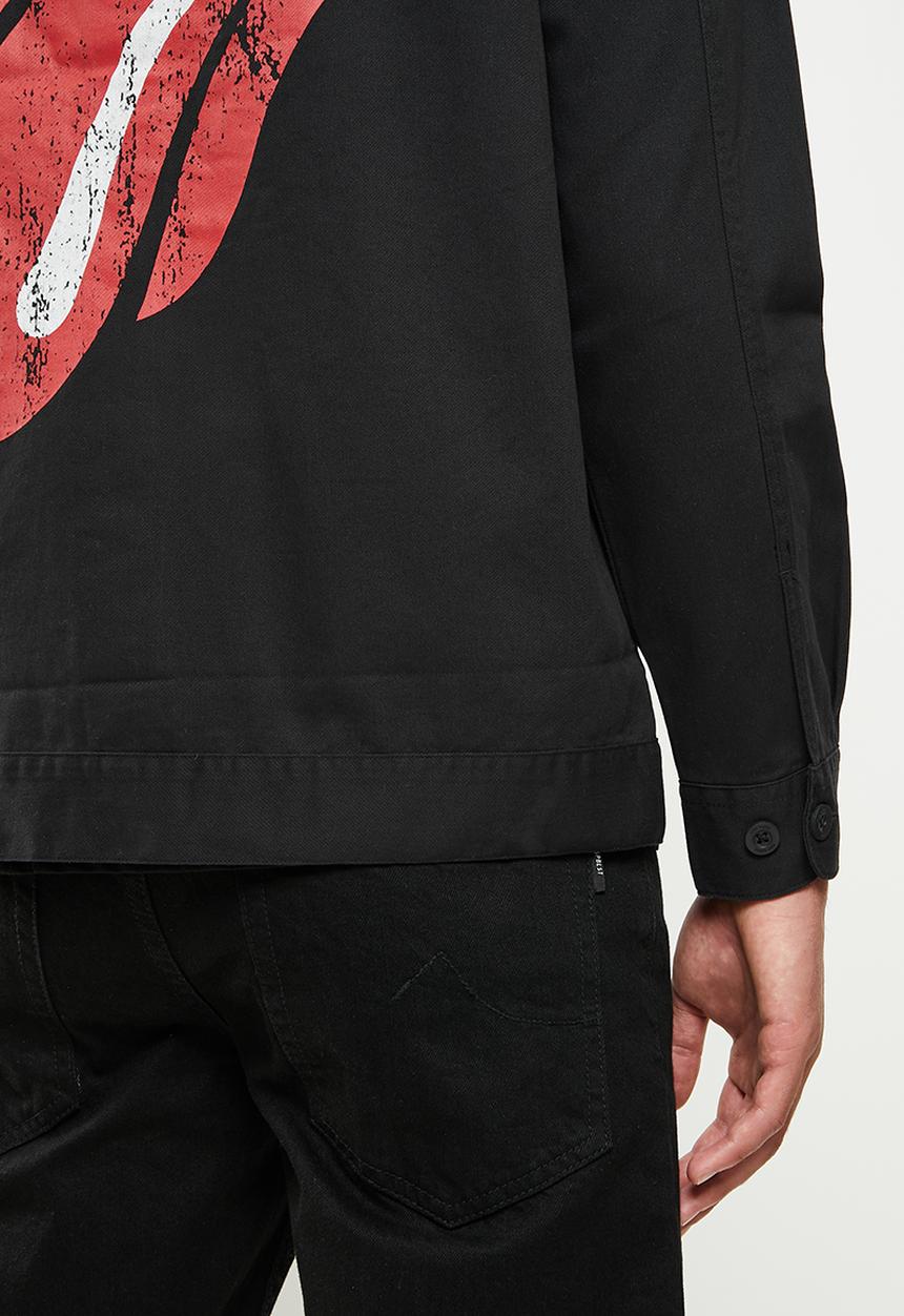 Only & Sons - Onsstones life ls license overshirt - black