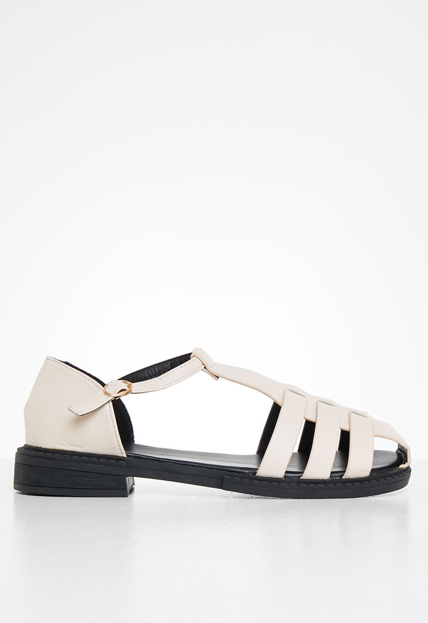 Seduction - Woven fisherman shoe - nude