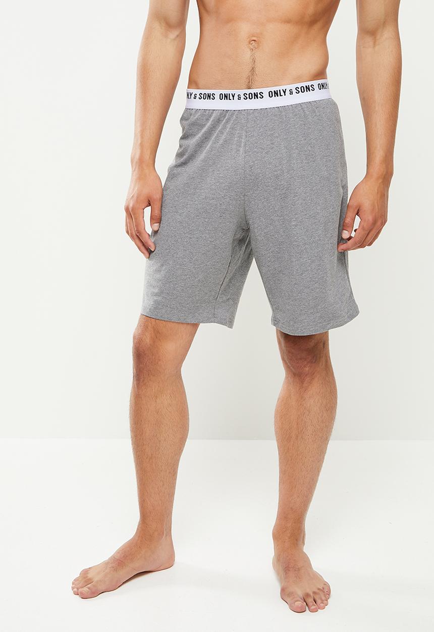 Only & Sons - Onsanton lounge shorts - grey melange