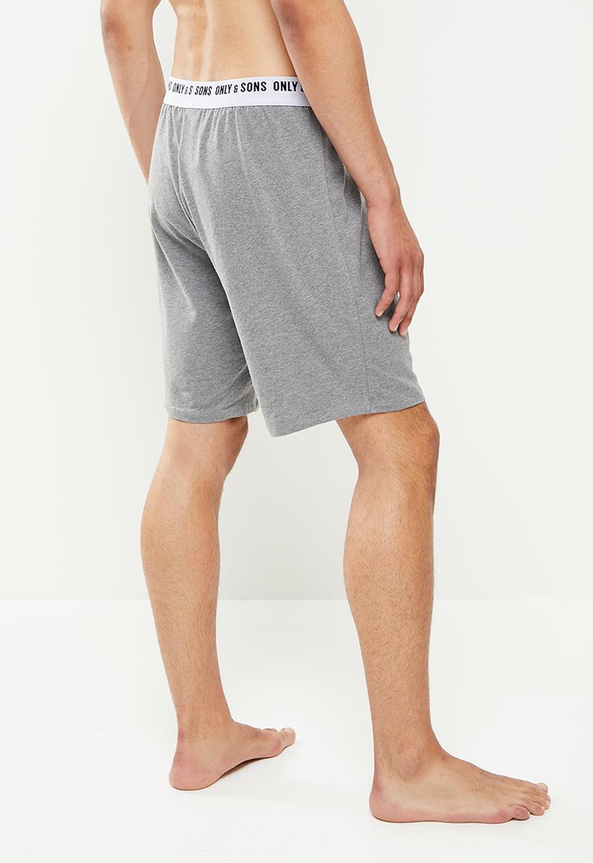 Only & Sons - Onsanton lounge shorts - grey melange