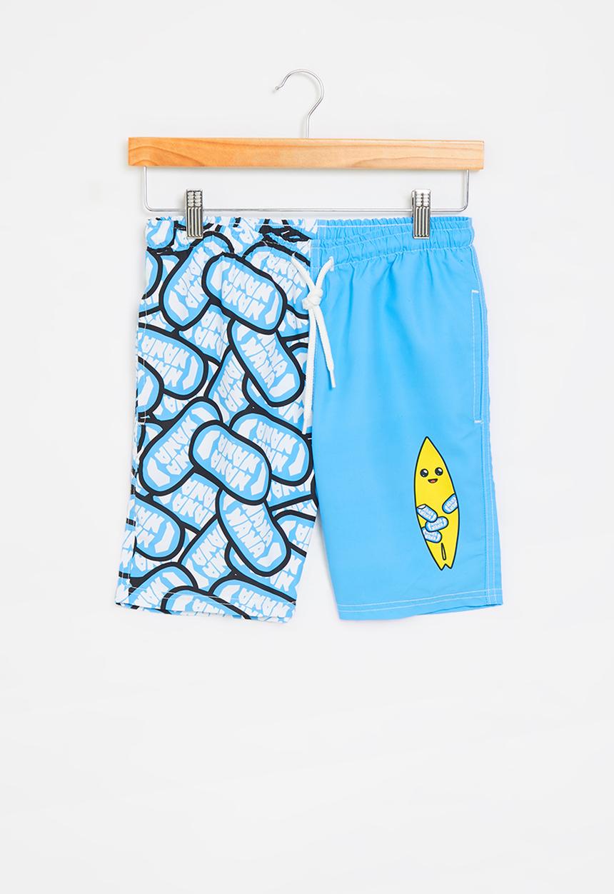 Rebel Republic - Fortnite - peely boardshorts - blue
