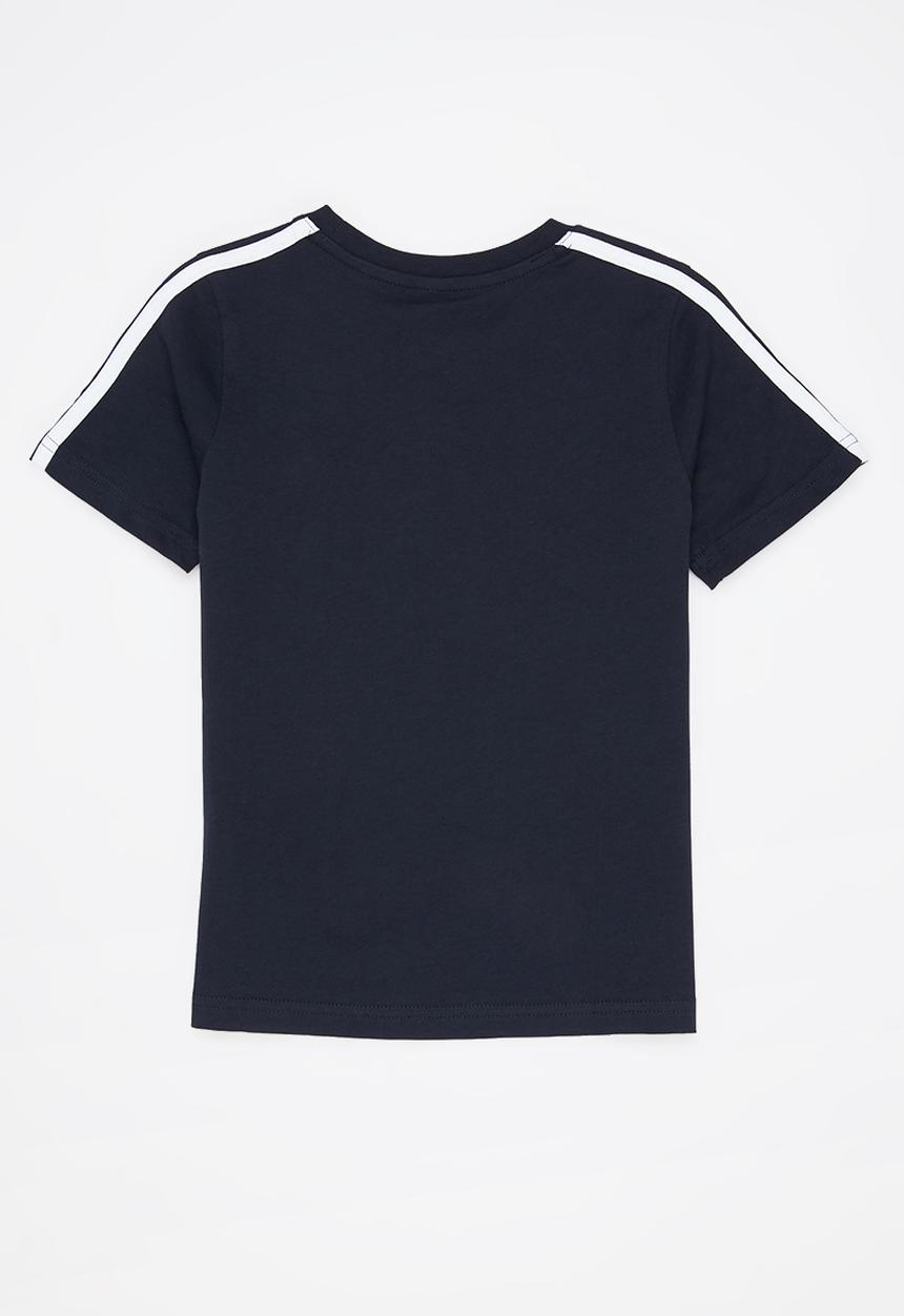 adidas Performance - 3 Stripes short sleeve tee - navy 