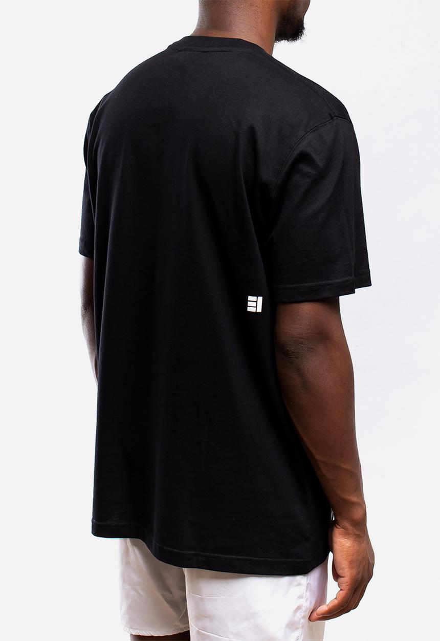 Butan - Aluta block letters logo T-shirt - black