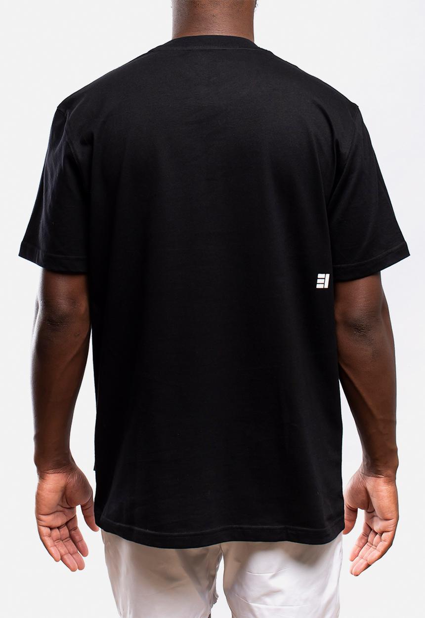 Butan - Aluta block letters logo T-shirt - black
