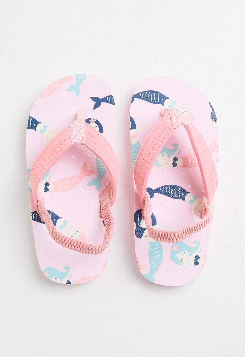 Pop Candy - Girls mermaid flip flops - pink