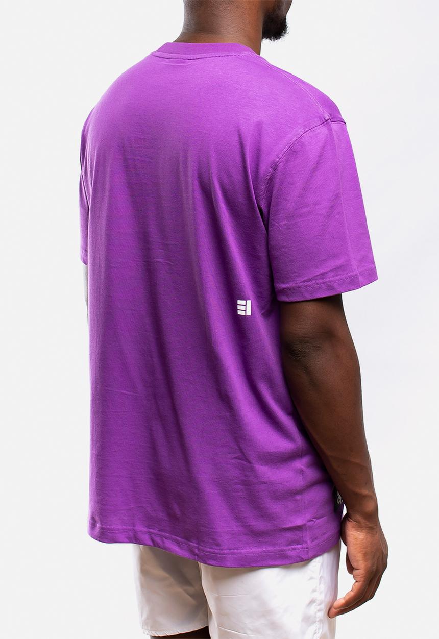 Butan - Aluta block letters logo T-shirt - lavender