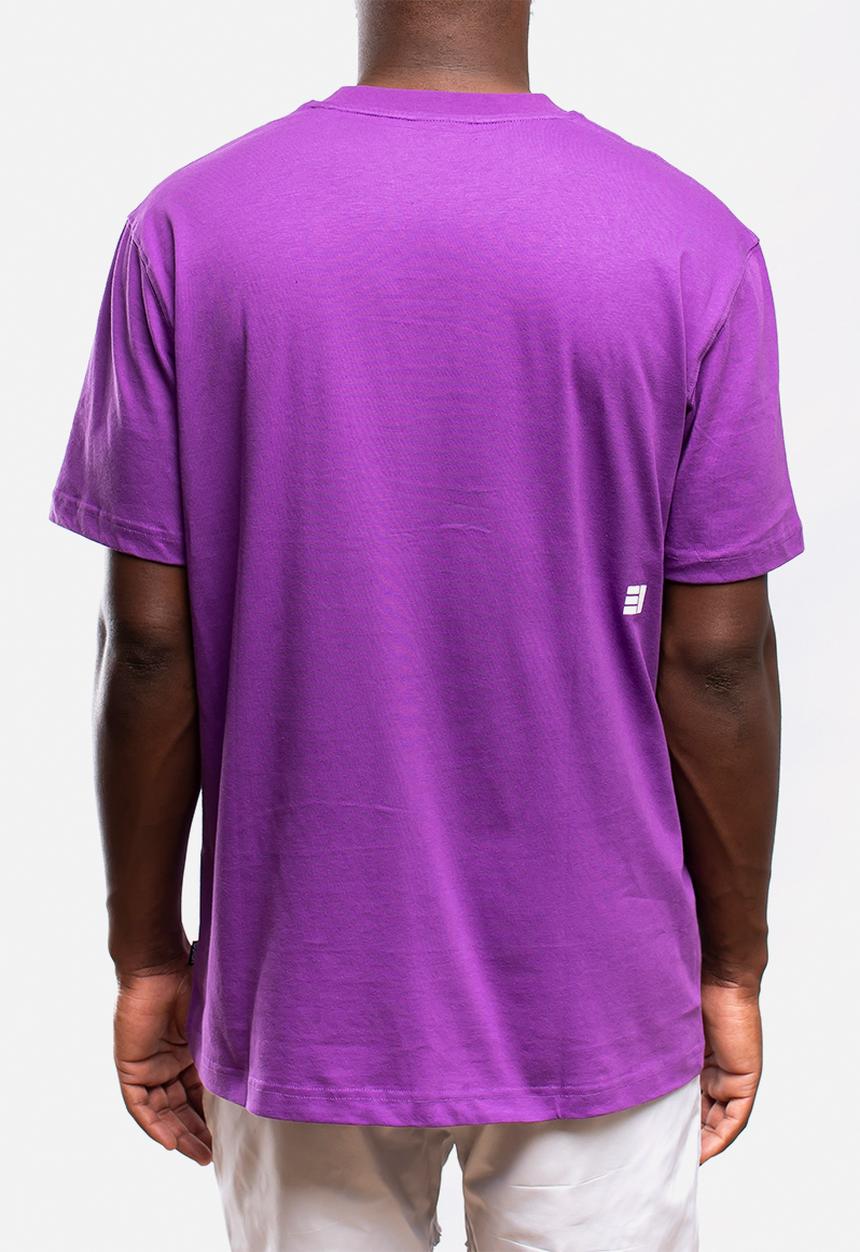 Butan - Aluta block letters logo T-shirt - lavender