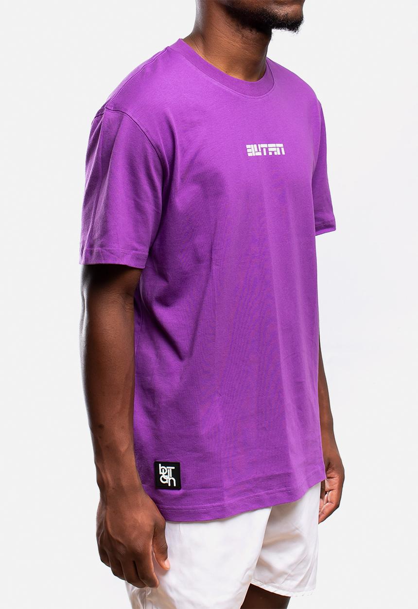 Butan - Aluta block letters logo T-shirt - lavender