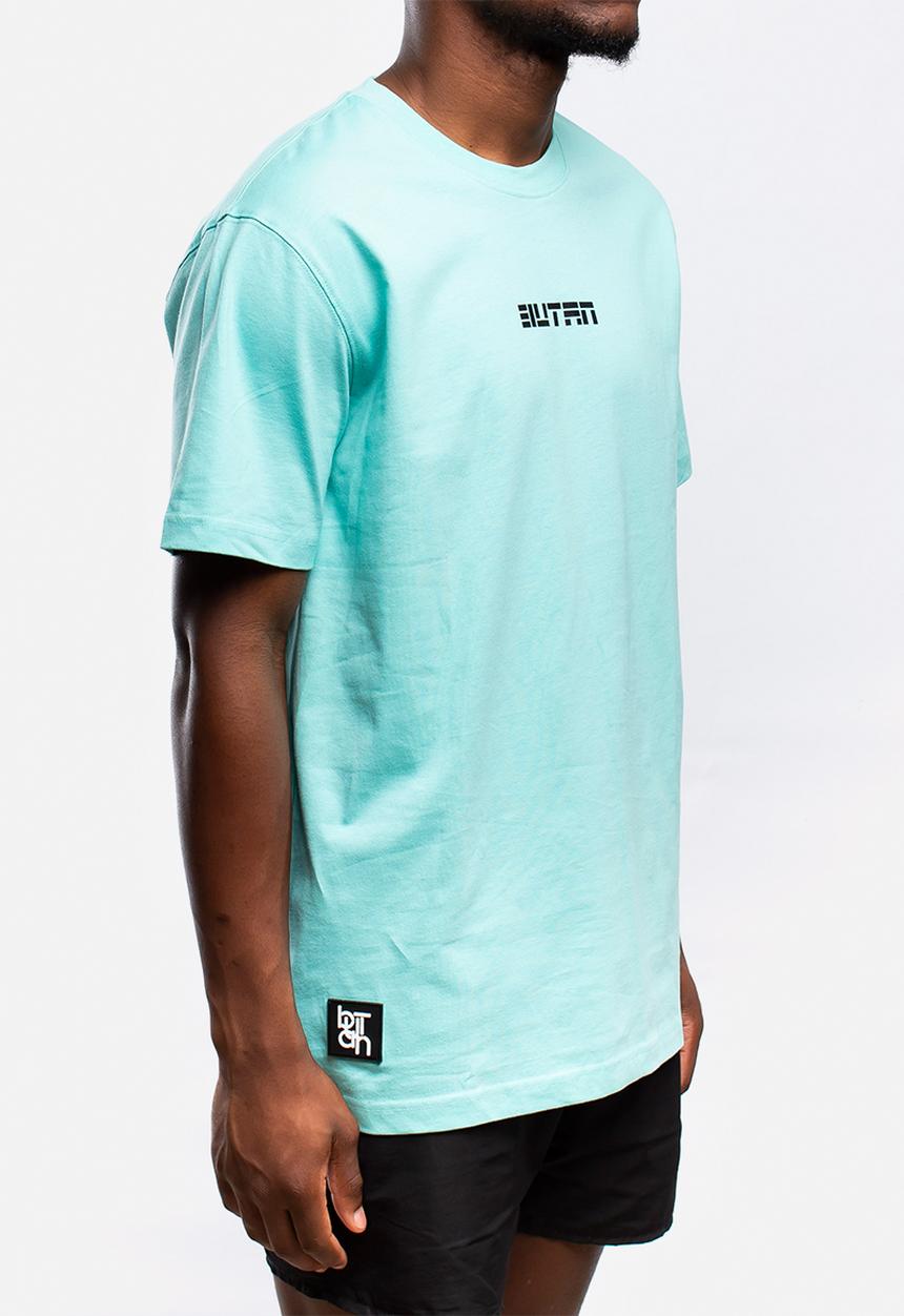Butan - Aluta block letters logo T-shirt - mint
