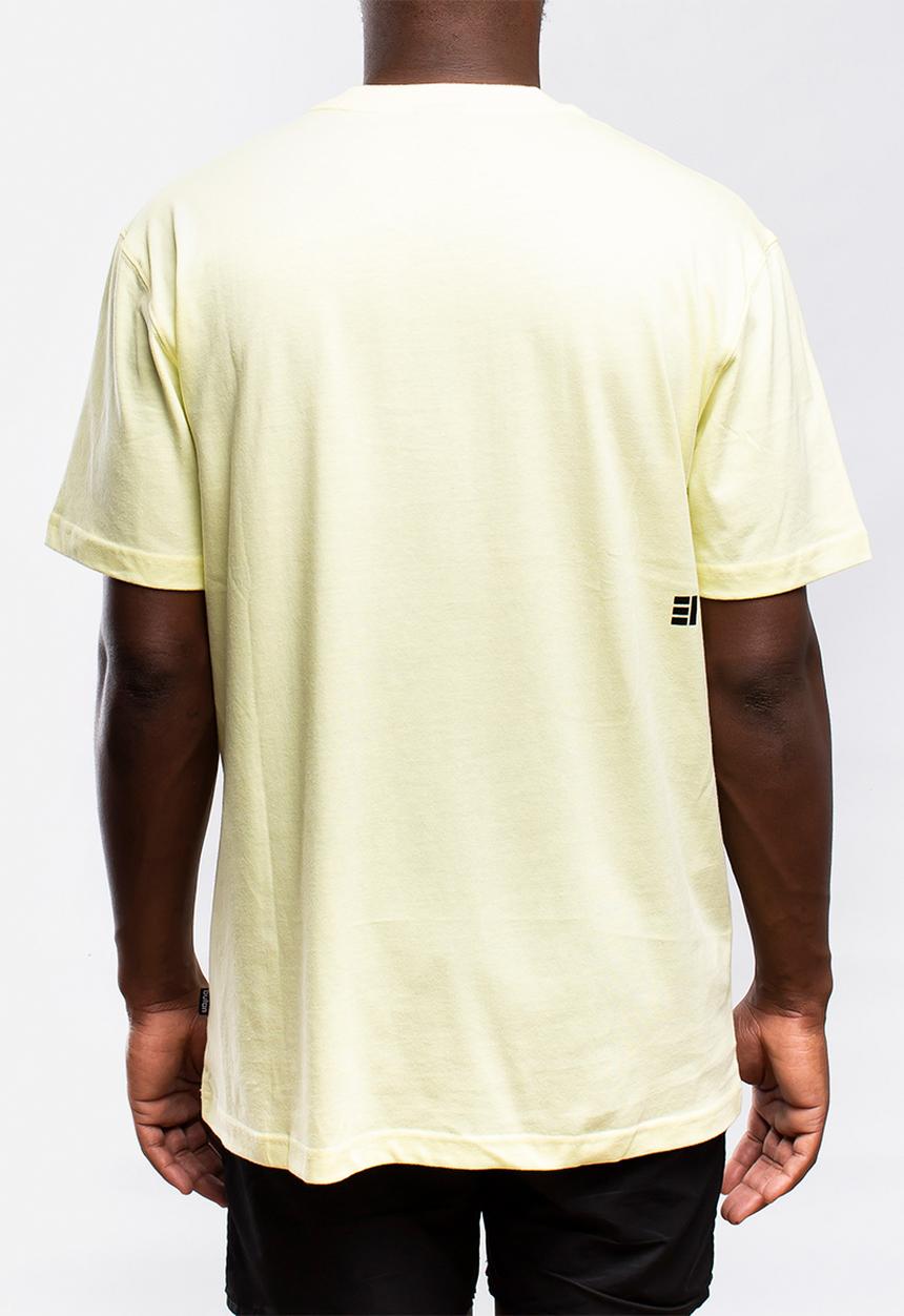 Butan - Aluta block letters logo T-shirt - pastel yellow
