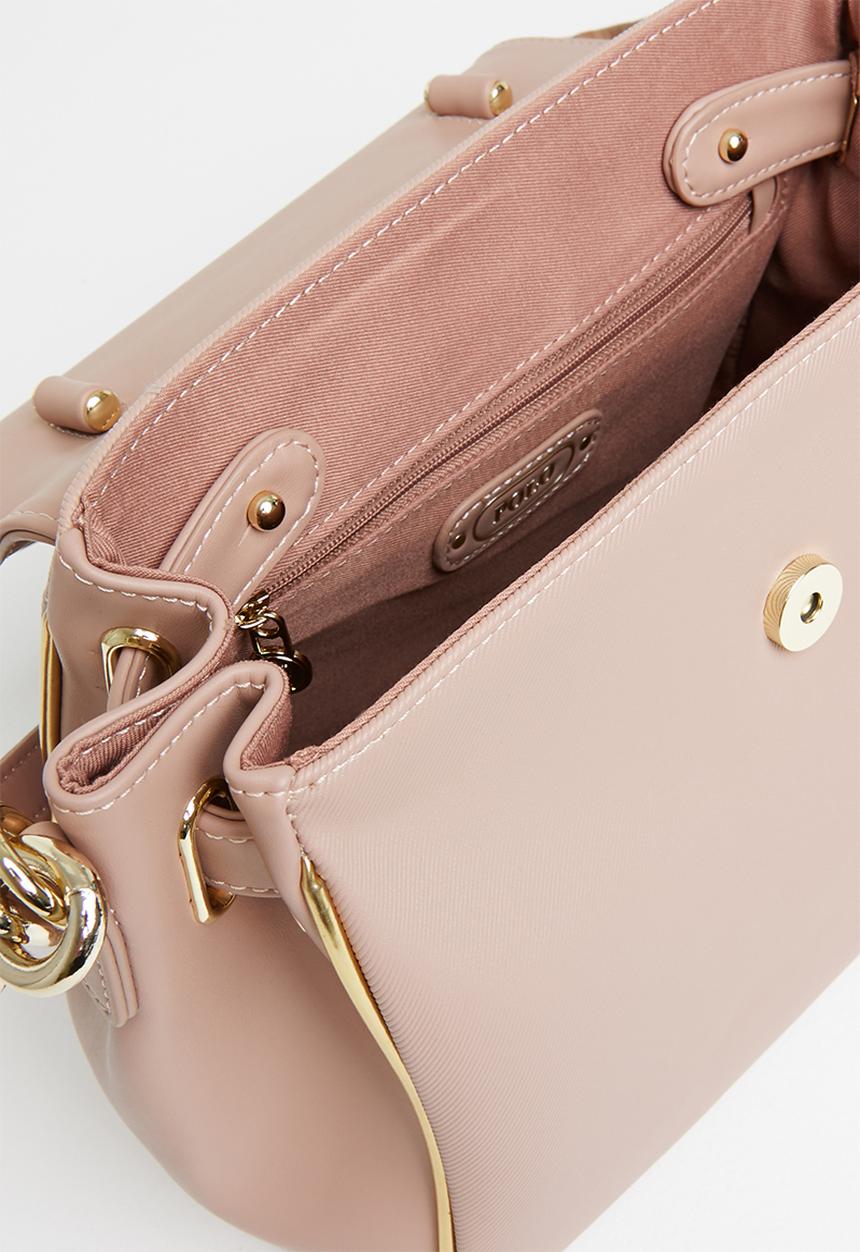 POLO - Nautical flapover shopper - pink
