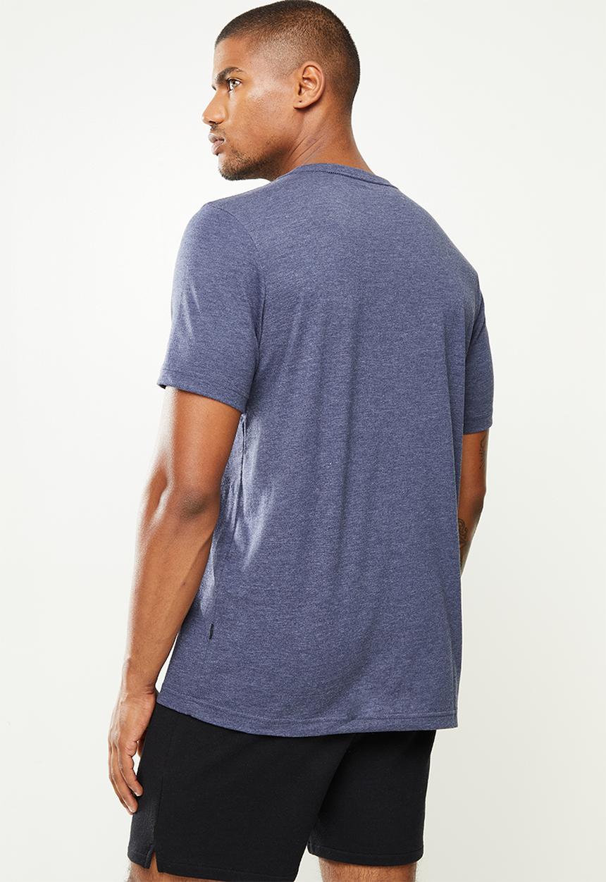 PUMA - Ess heather tee m - peacoat