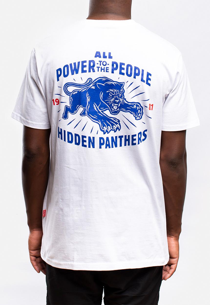 Butan - Hidden panthers T-shirt - white
