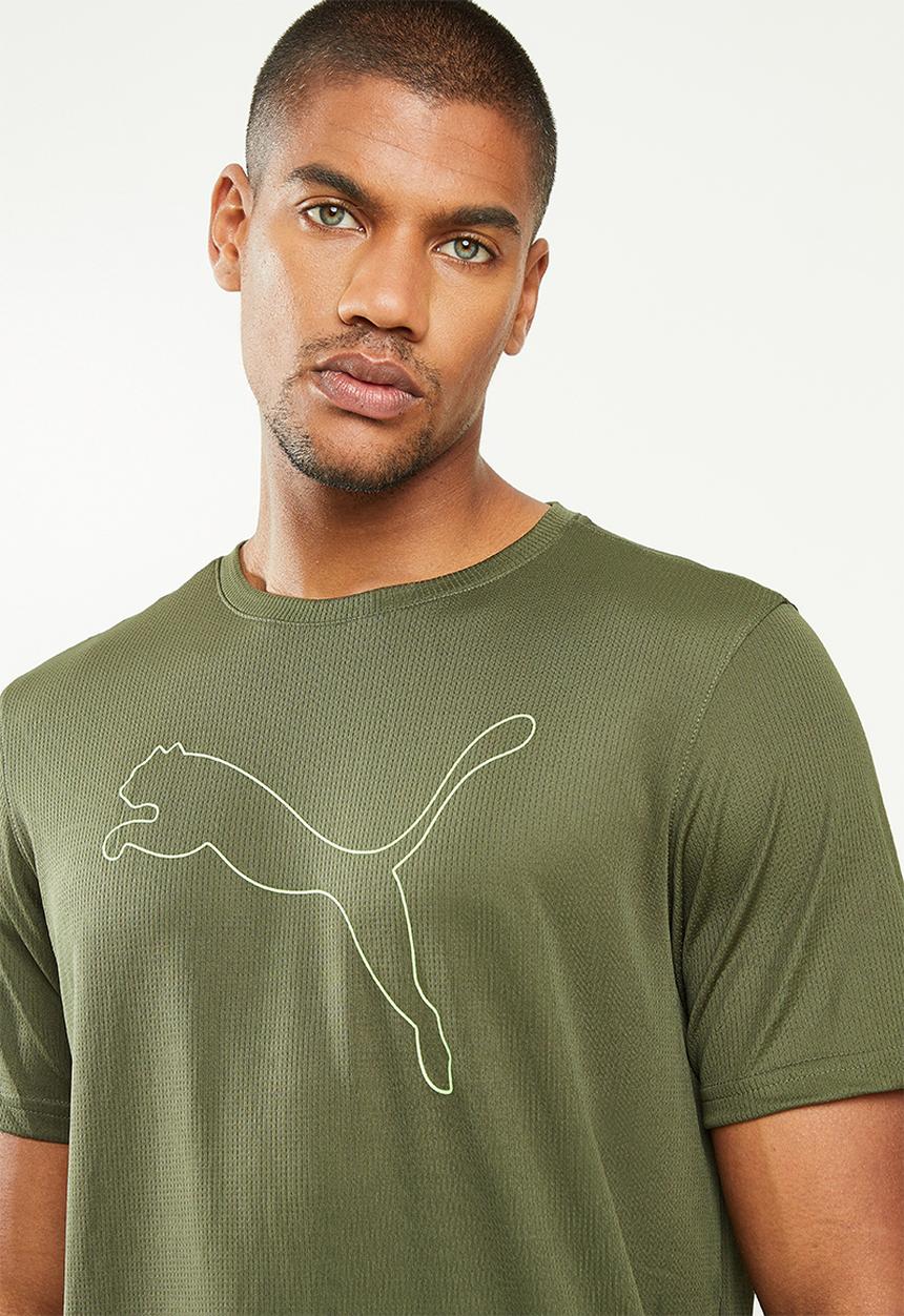 PUMA - Performance cat tee (s) - green 