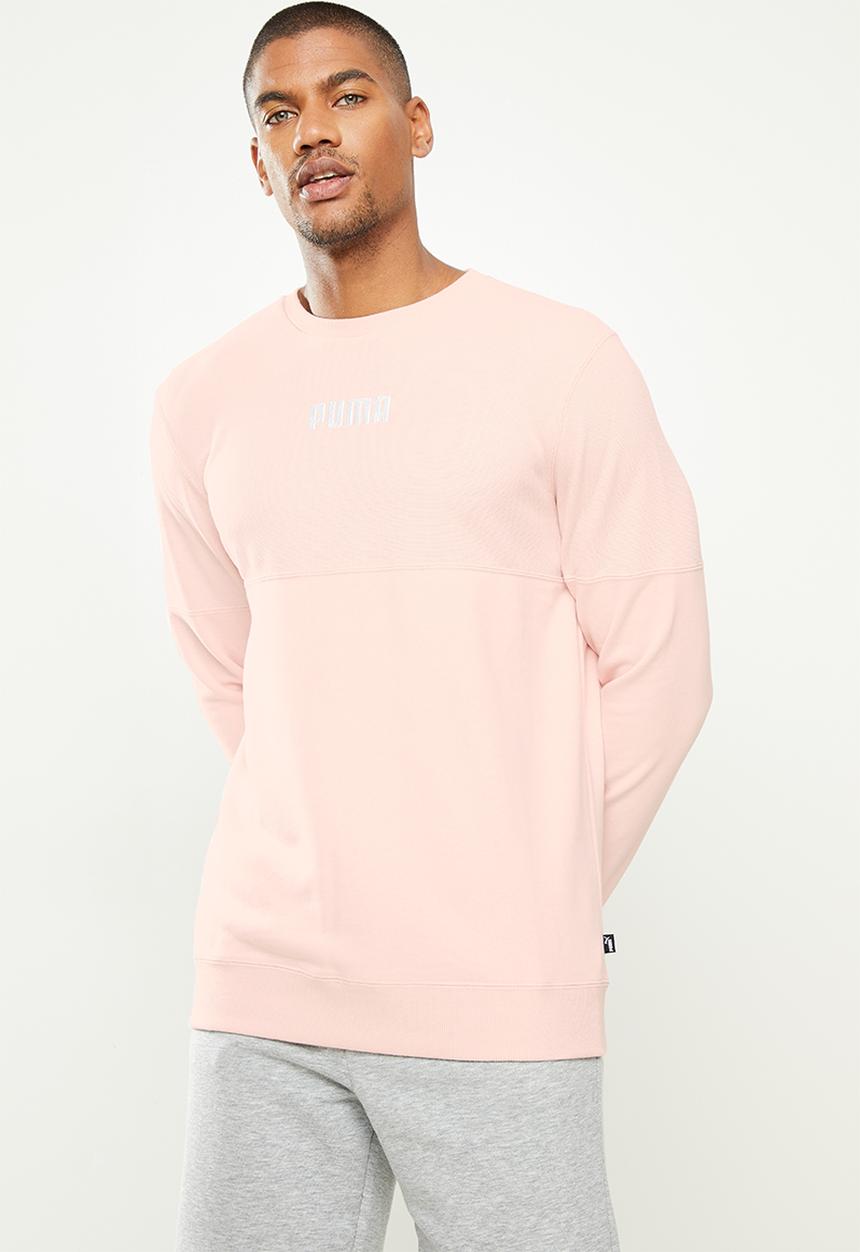 PUMA - Modern basics crew tr -  pink