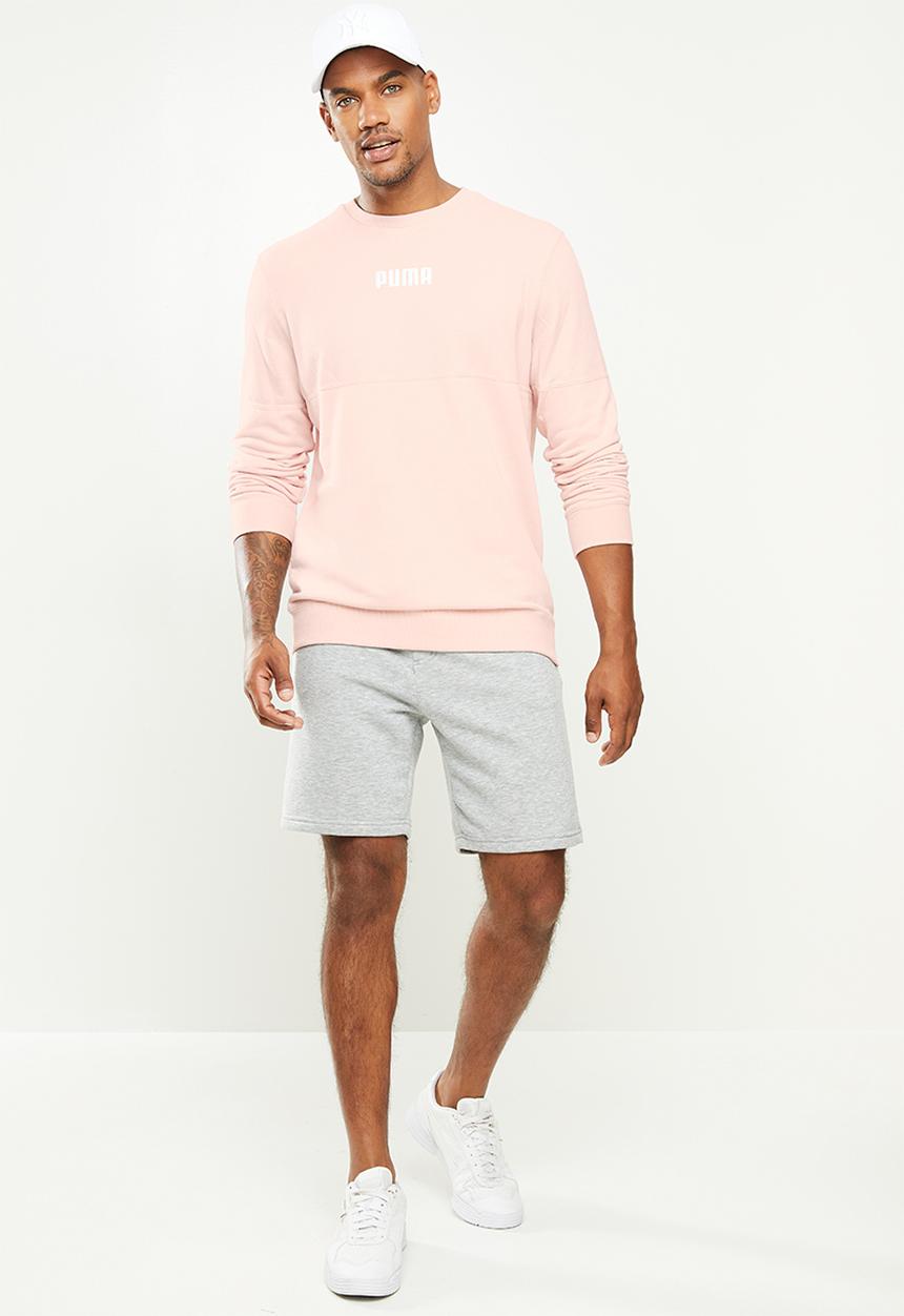 PUMA - Modern basics crew tr -  pink