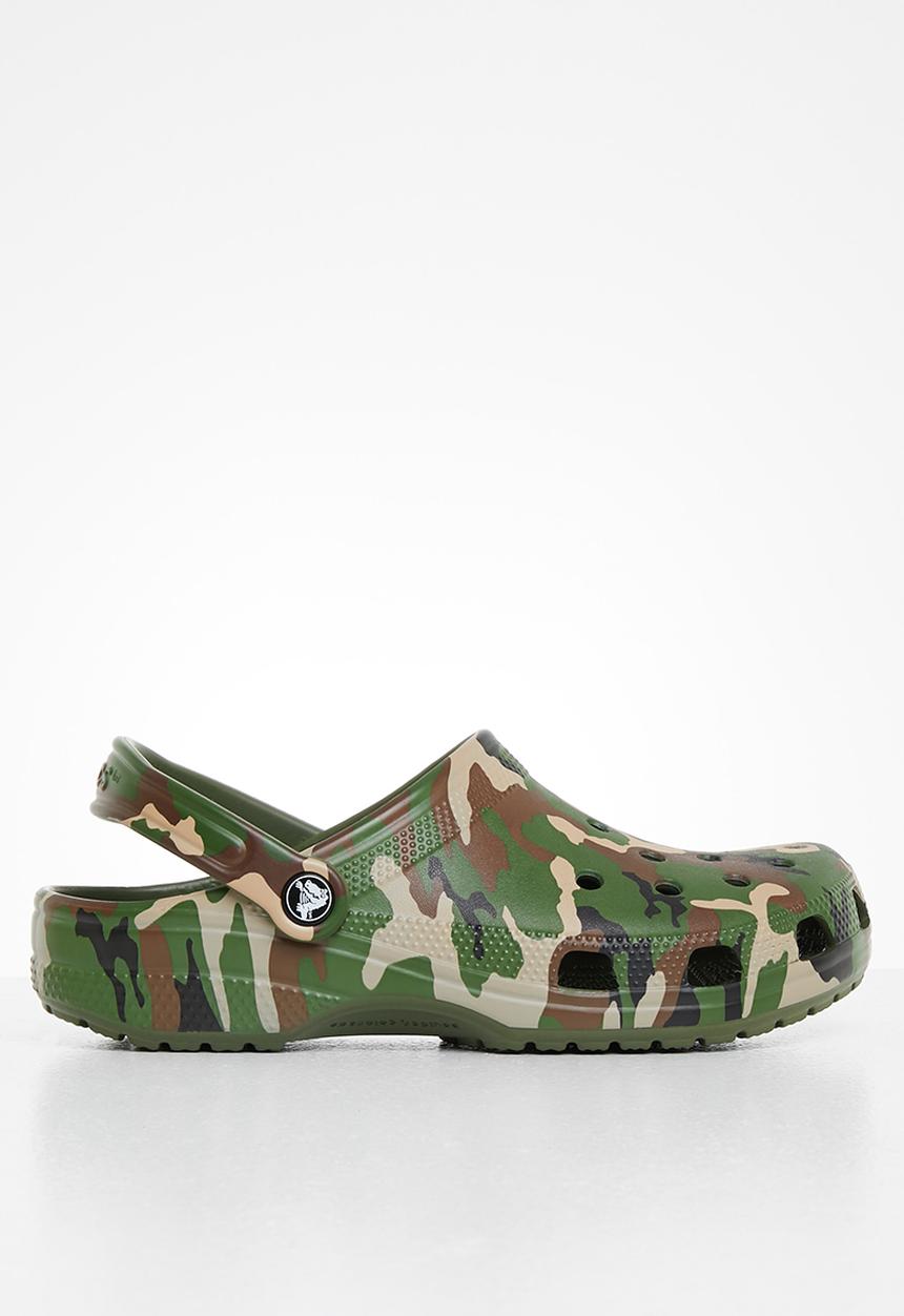 Crocs - Classic printed camo clog - green