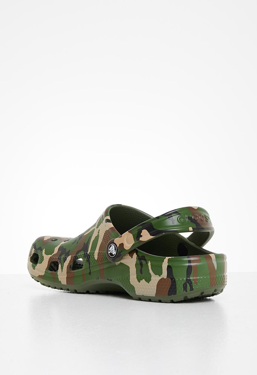 Crocs - Classic printed camo clog - green