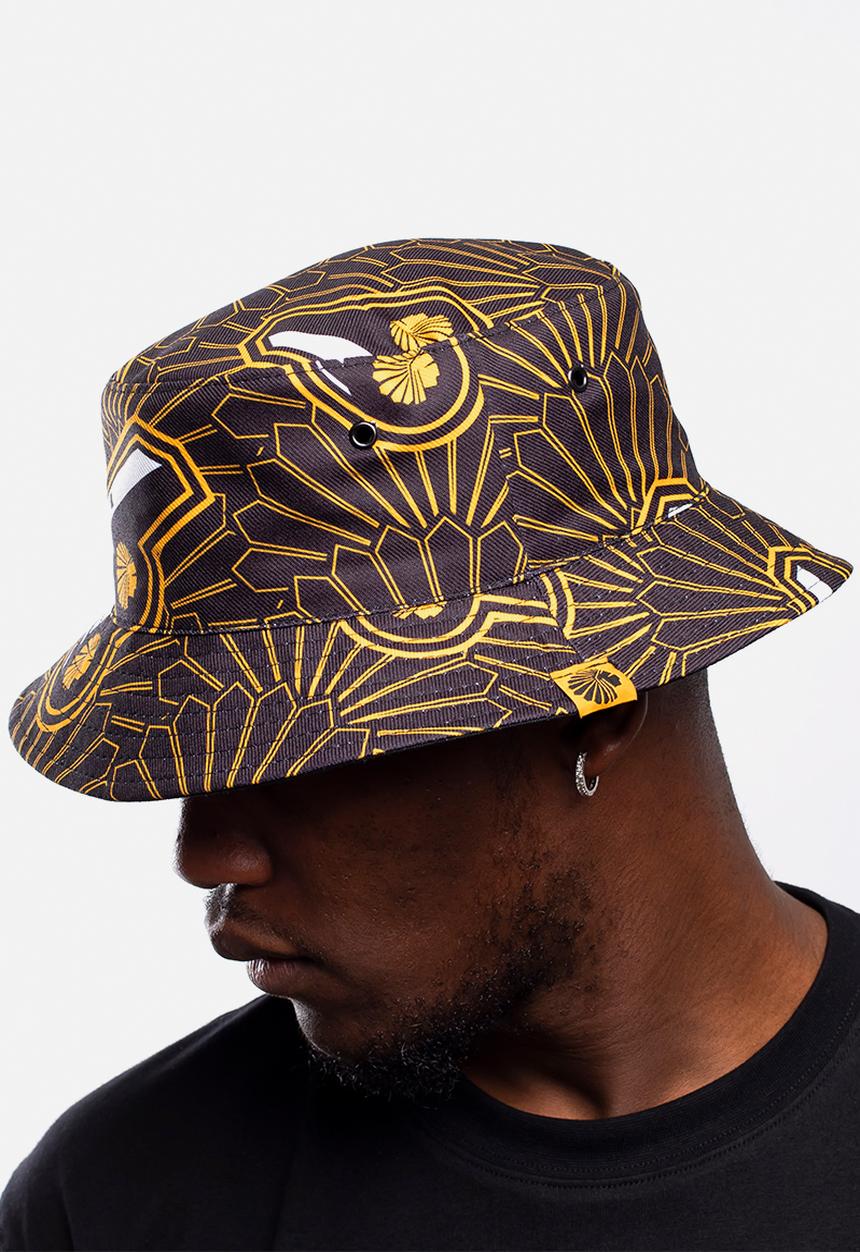 Kaizer Chiefs - Urban Edition - Waxprint reversible bucket hat - whistles pattern