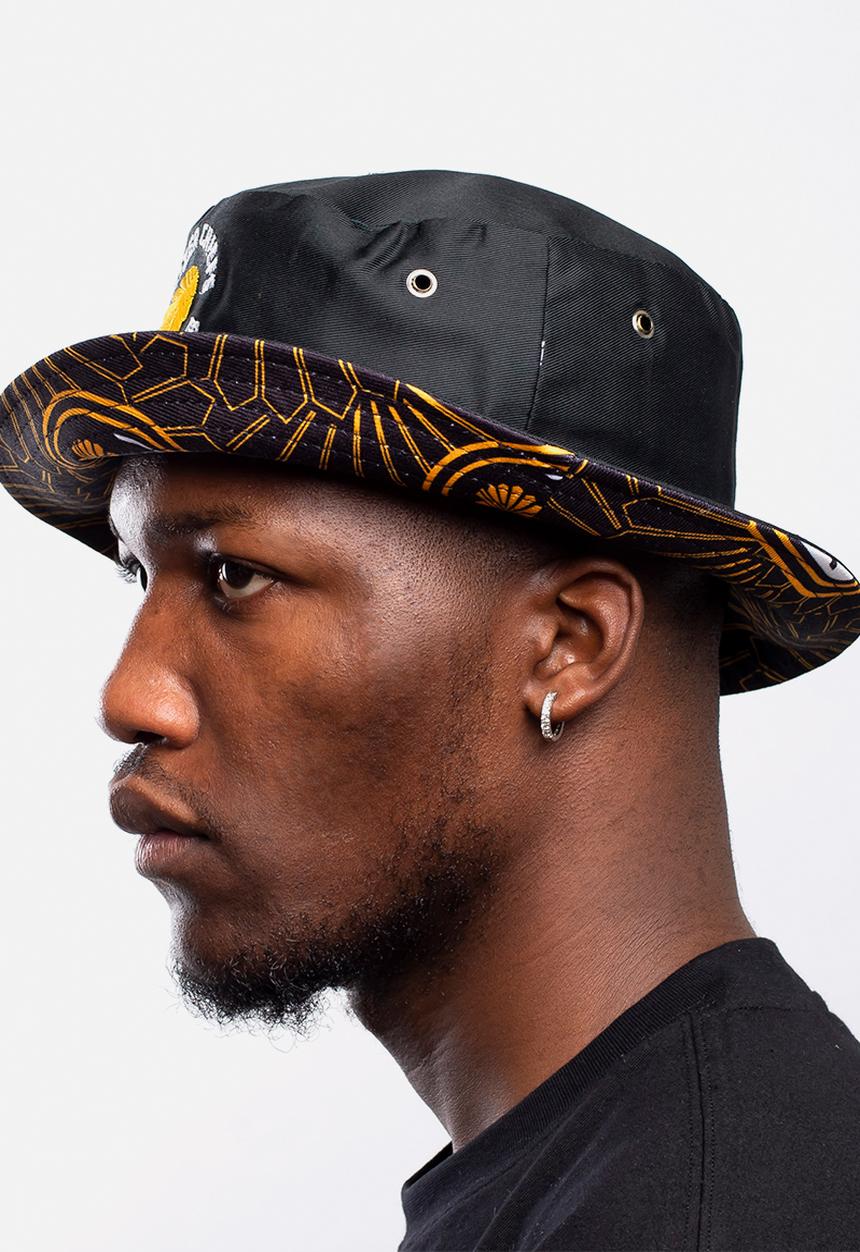 Kaizer Chiefs - Urban Edition - Waxprint reversible bucket hat - whistles pattern