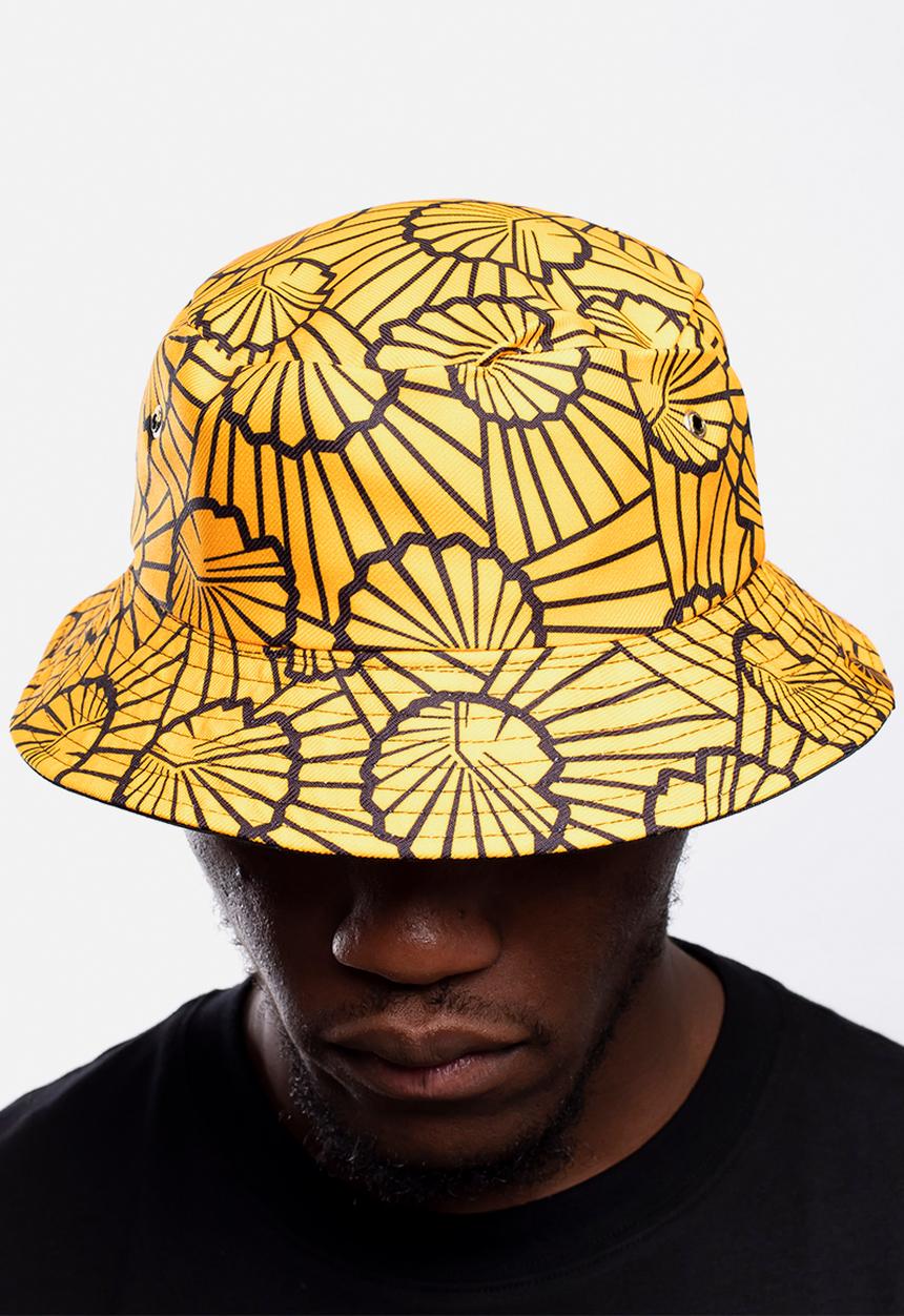 Kaizer Chiefs - Urban Edition - Waxprint reversible bucket hat - heads pattern