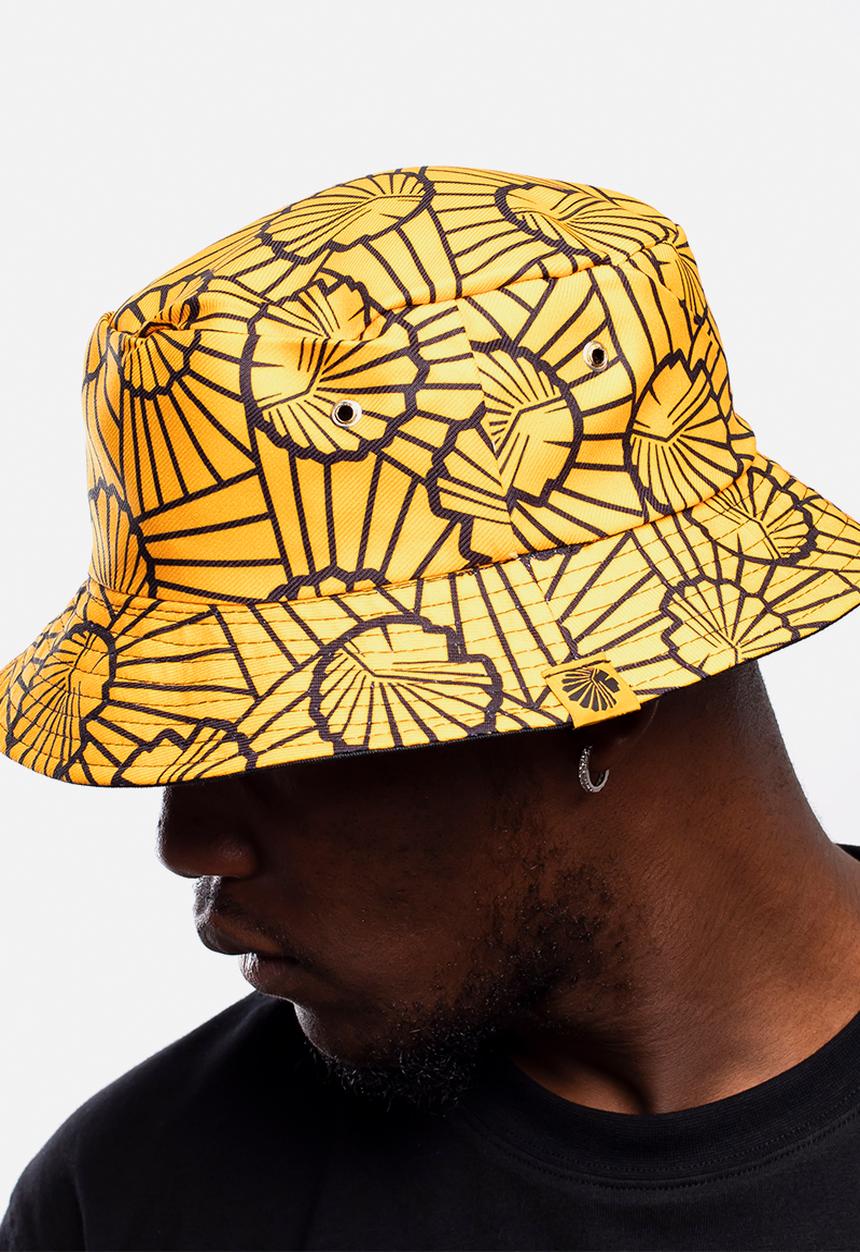 Kaizer Chiefs - Urban Edition - Waxprint reversible bucket hat - heads pattern