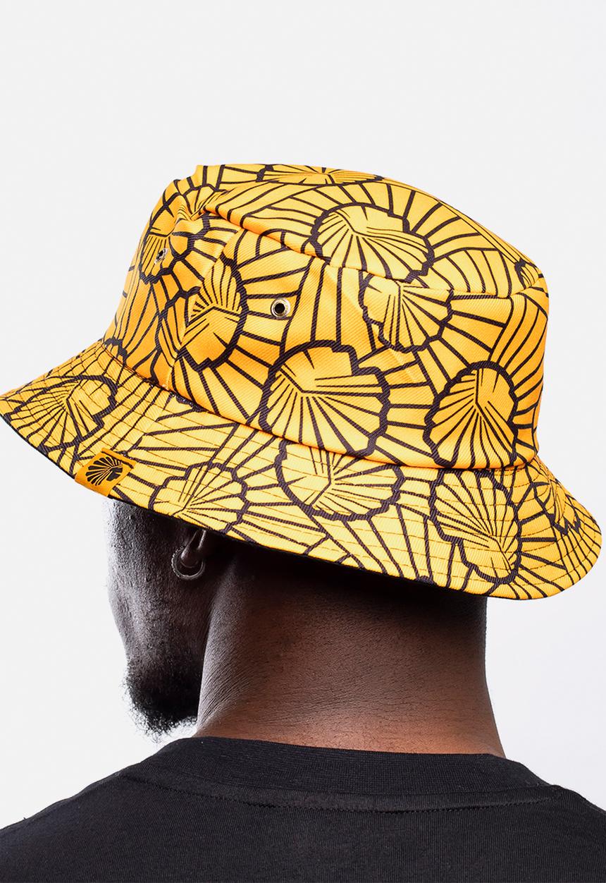 Kaizer Chiefs - Urban Edition - Waxprint reversible bucket hat - heads pattern