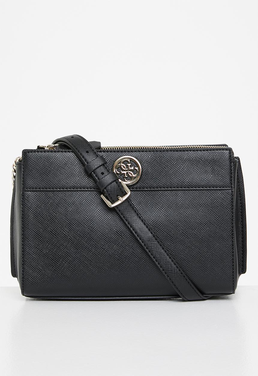 GUESS - Isla crossbody top zip - black