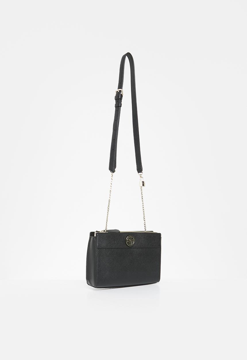 GUESS - Isla crossbody top zip - black