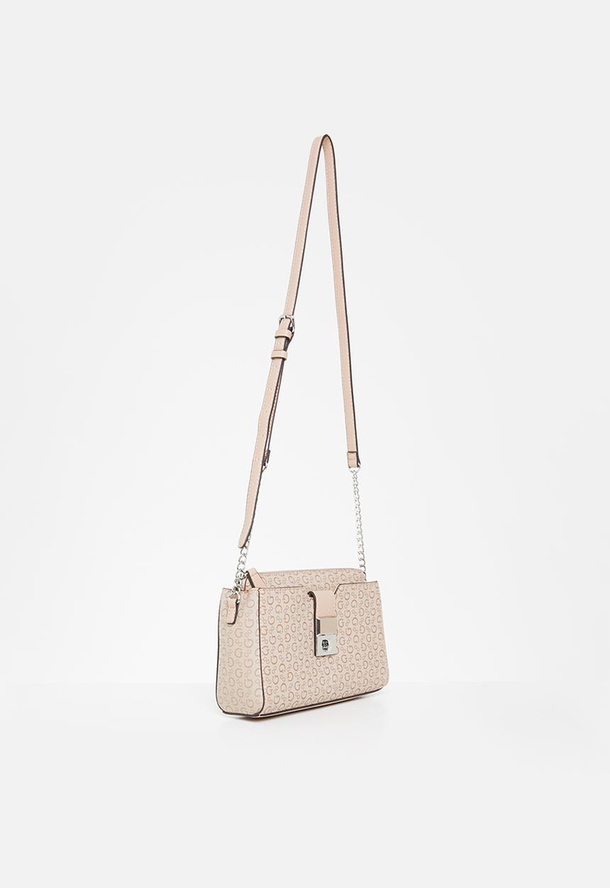 GUESS - Harris crossbody top zip - latte