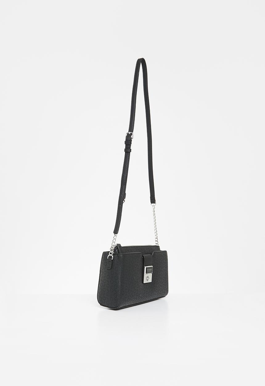 GUESS - Harris crossbody top zip - black