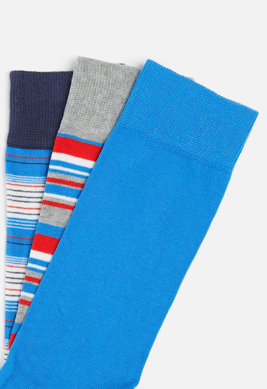 Original Penguin - 3-Pack penguin mens socks stripe - multi