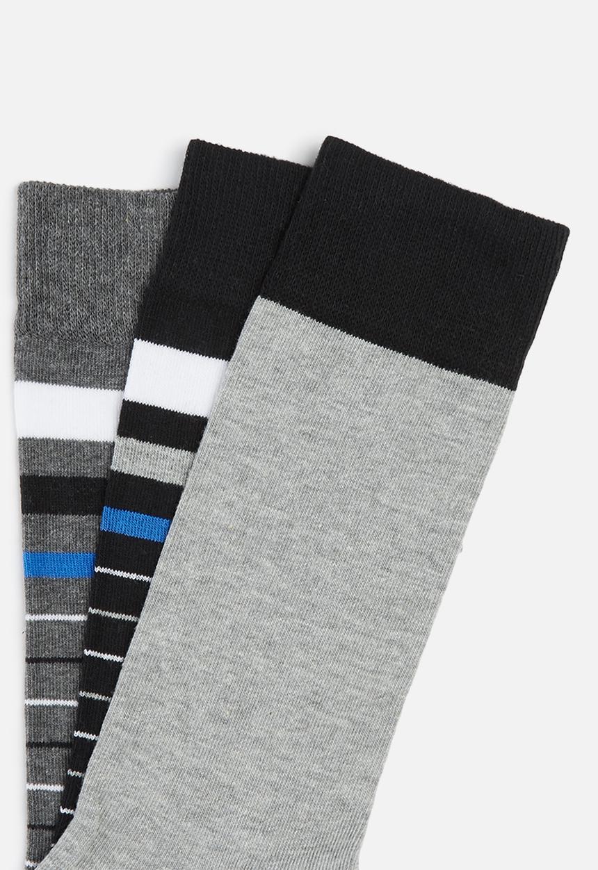 Original Penguin - 3-Pack penguin mens socks stripes - multi